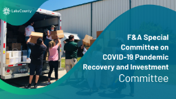 F&A Special Committee on COVID-19 Pandemic Recovery and Investment